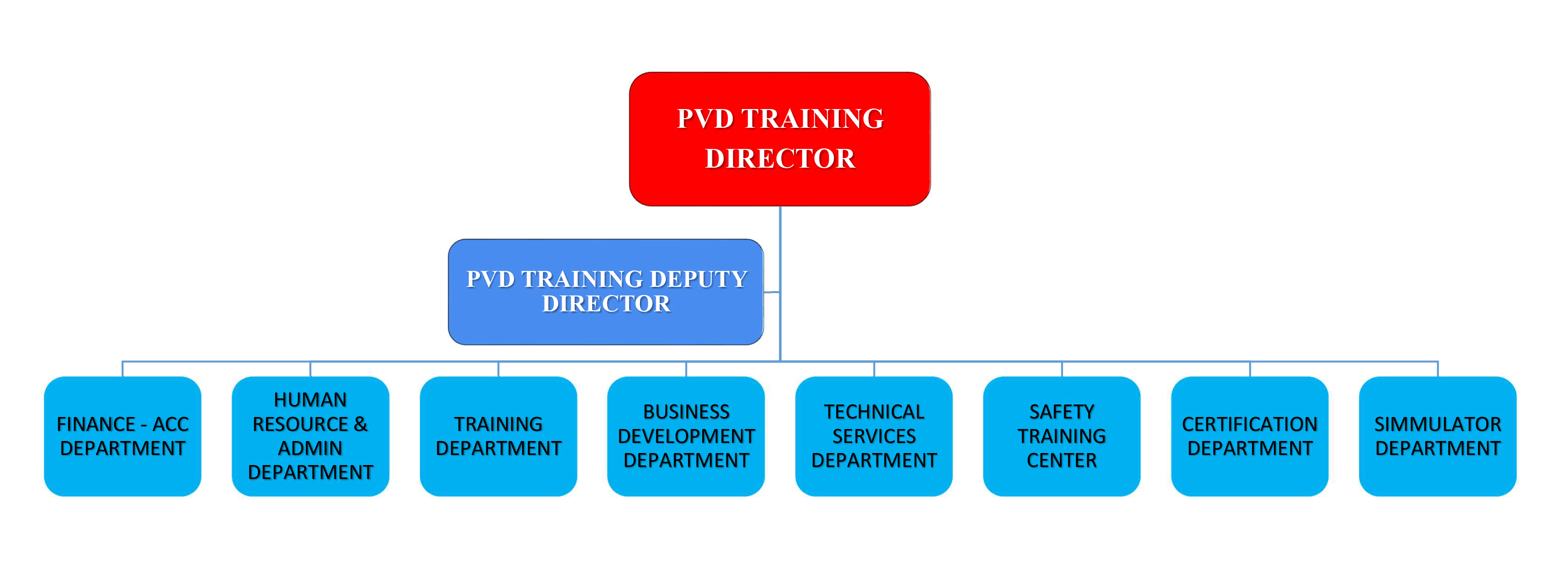PVD Organisation Chart