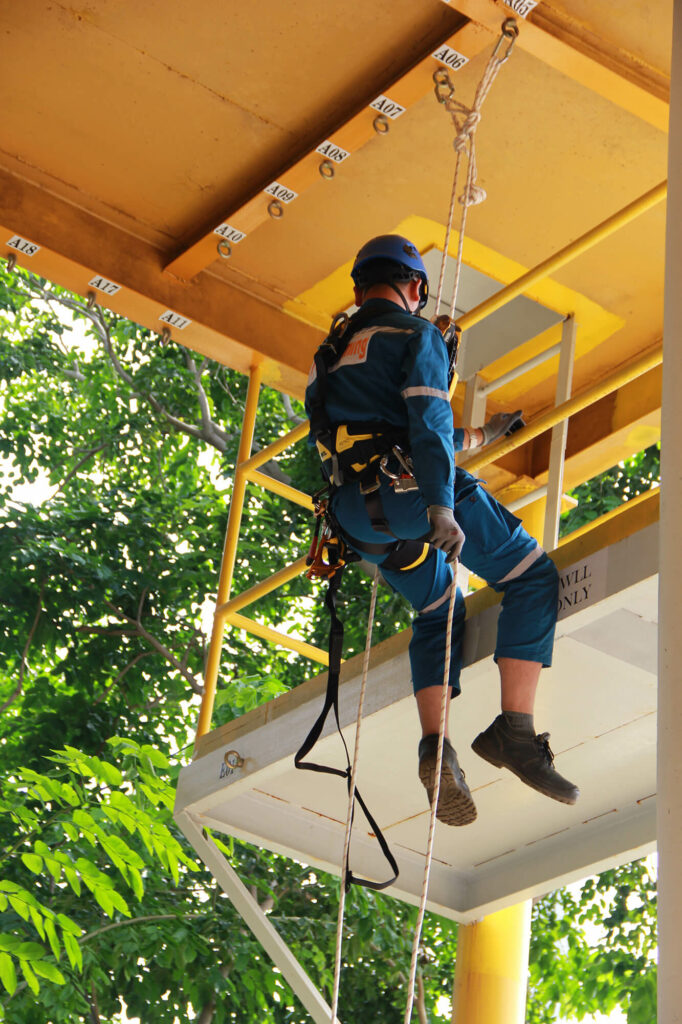 IRATA Practicing Descending