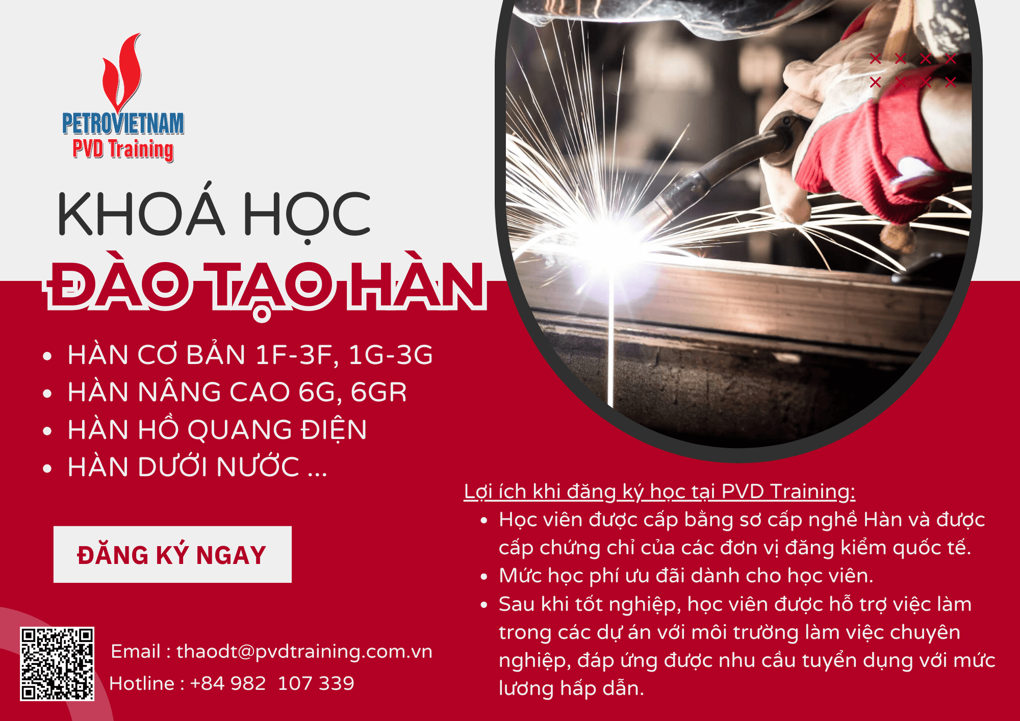 White and Red Simple Online Course Flyer Landscape 3 1